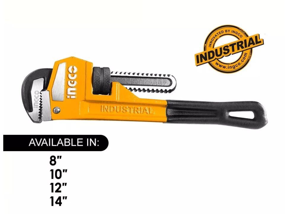INGCO 300mm Cast Iron Pipe Wrench