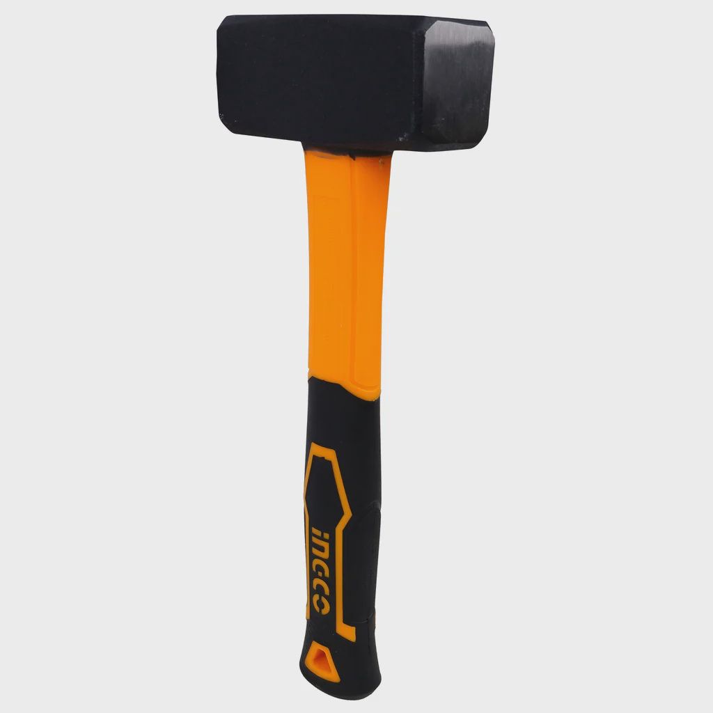 INGCO 1KG Stoning Hammer with Fibreglass Handle