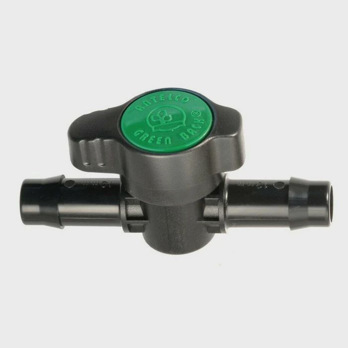 In line tap 13mm black/green