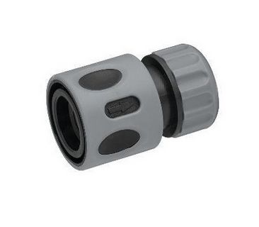 Hose connector click on 18mm GREY
