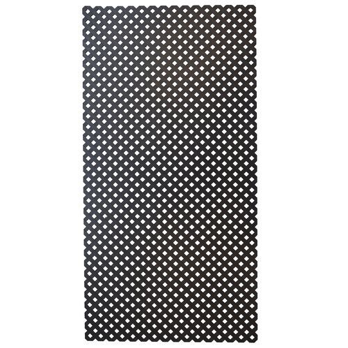 Lattice plastic diamond 2410x1205x7mm Charcoal