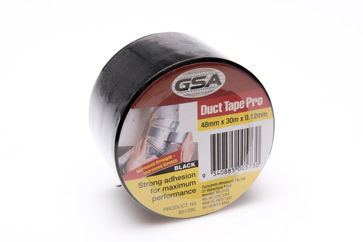 Duct Tape 0.12MM - 30MTR X 48MM (Black)
