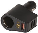Car Cigarette Lighter Adaptor x3 USB