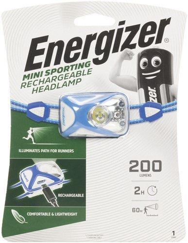 Energizer Rechargeable LED Sports Head Torch