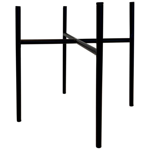 Rizo Black Metal Plant Stand 28cm