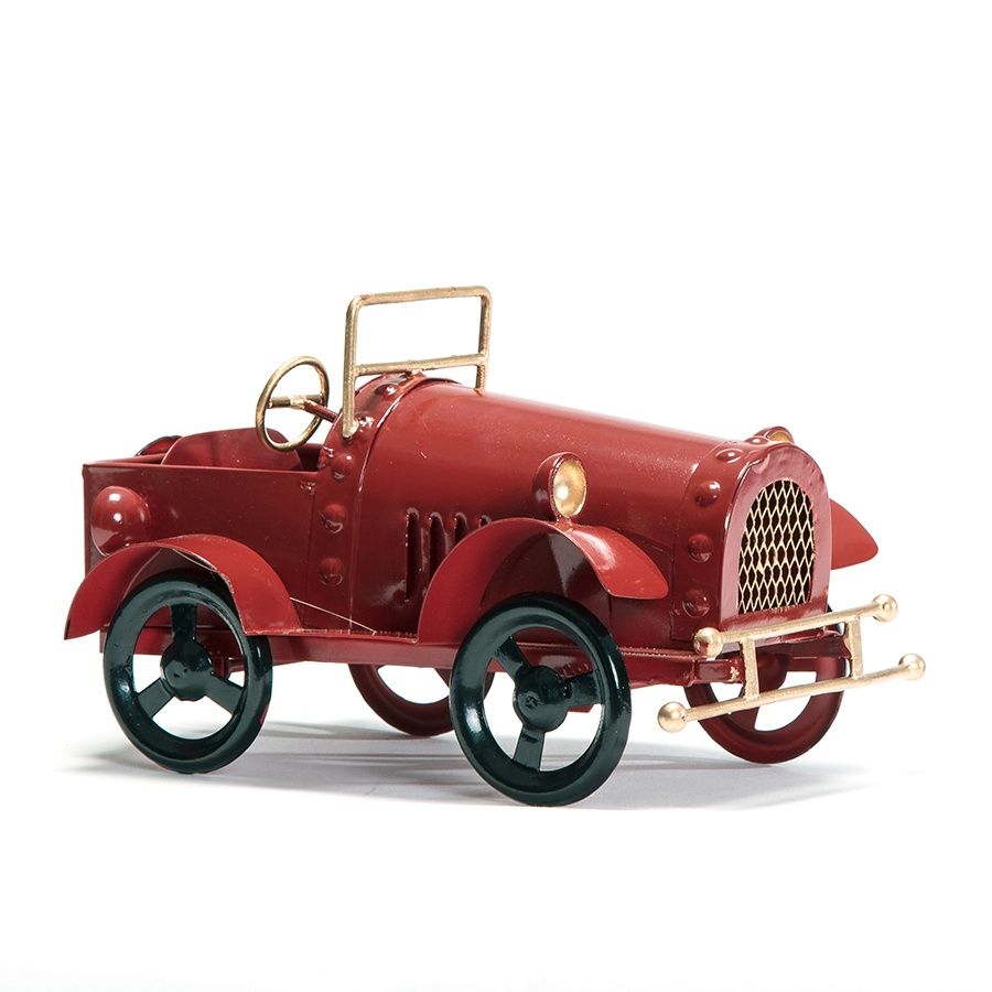 Red Vintage Car 22x14x12cm
