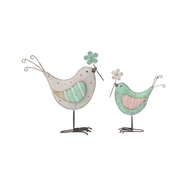 Set of 2 Sweetheart Bird 18/13cm