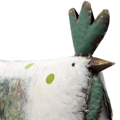‘Natures Art’ Chook W/Polka Dots 37X15X41CM