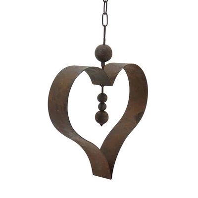 Hanging Serenity Heart 37x9x38-95cm