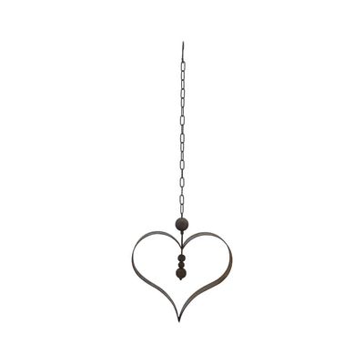 Hanging Serenity Heart 37x9x38-95cm