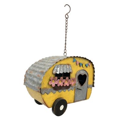 Colourful Caravan Hanging Birdhouse  30x15x24cm