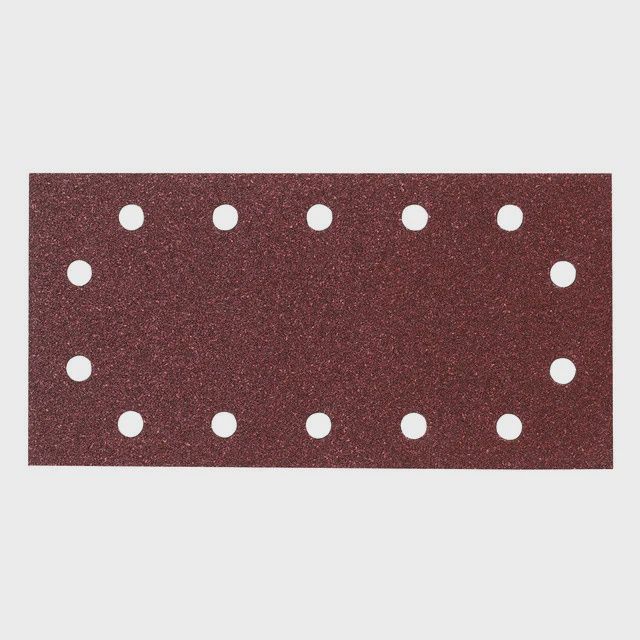 Makita Sand Paper 120# / 1/2 Sheet Brown Punched - (10Pk) P-33043
