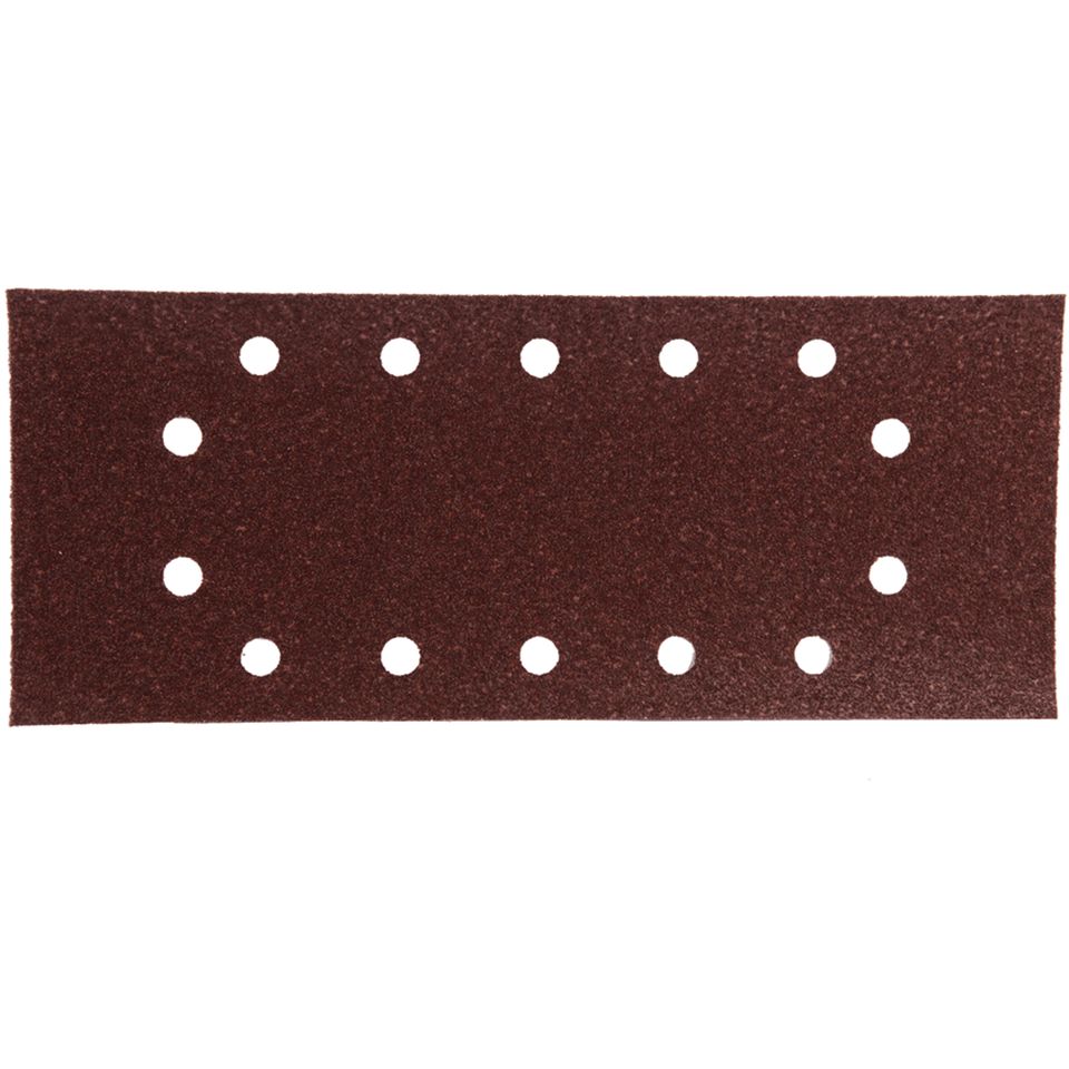 Makita 60 Grit 115x280mm Sheet Brown Punched Sand Paper - 10 Pack - P-33015