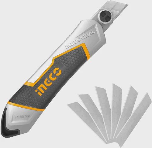 Utility Knife  with 6 Blades INGCO
