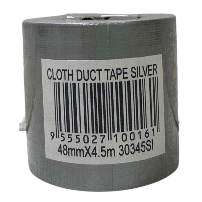Tape cloth 48mm x 4.5mt Silver