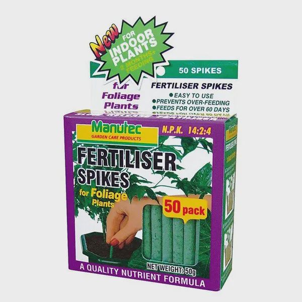 Fertiliser Spikes for Foliage Plants 50 pack