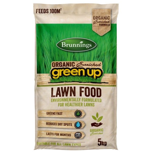 Green Up Lawn Food  Organic Enriched 5kg