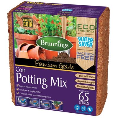 Potting Mix Coir Block 65L