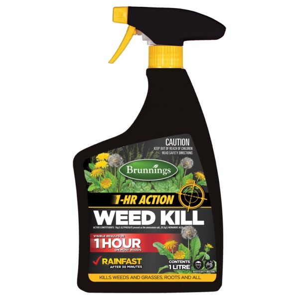 Weed Kill 1 Hour Black 1L