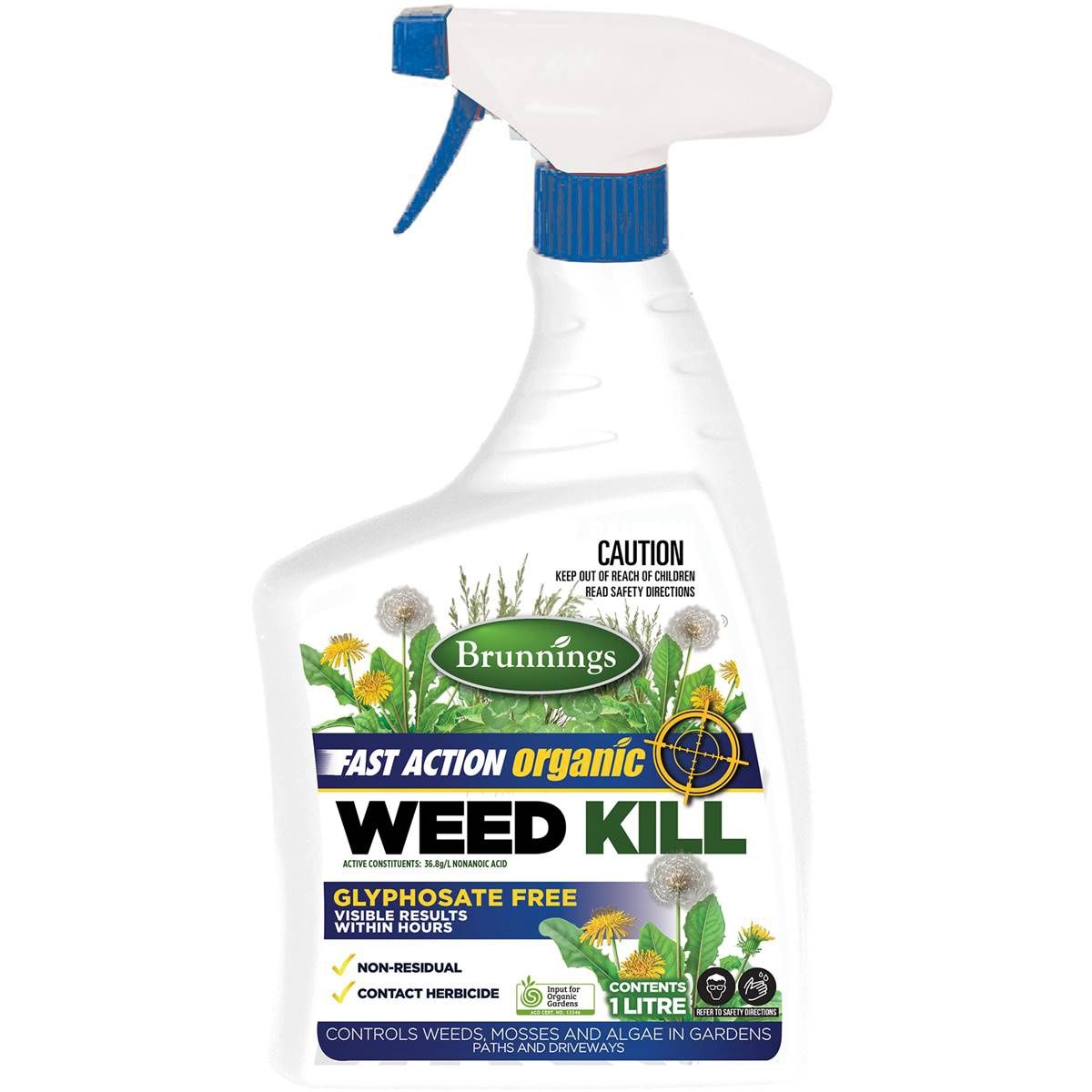 Weed Kill 1L  Fast Action Organic