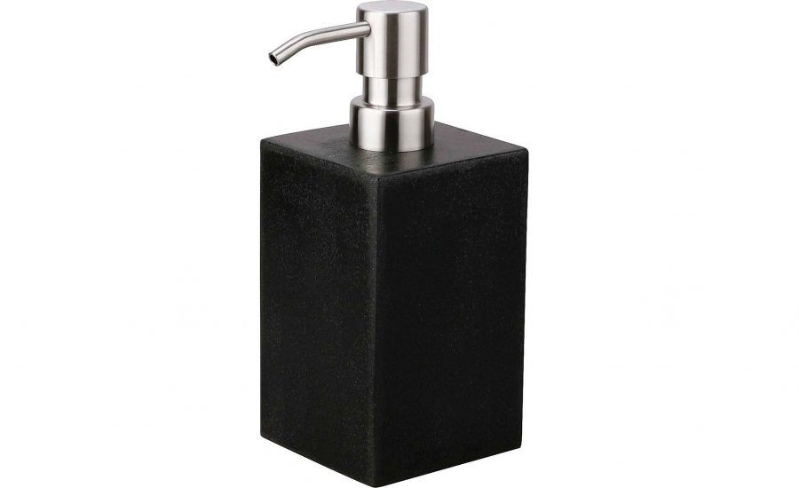 Soap Dispenser Square Charcoal