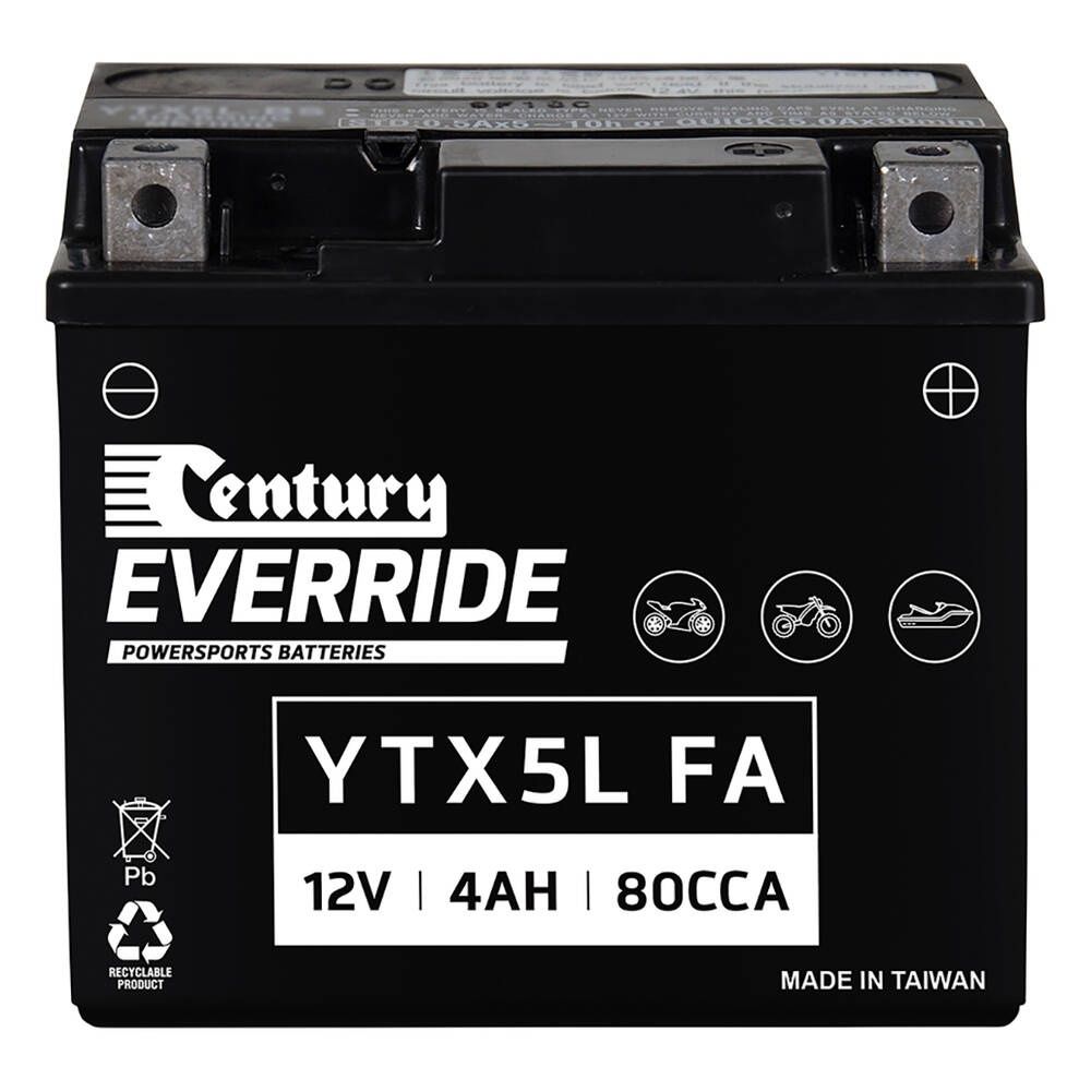 Motorcycle Battery YTX5L-BS Century MF FA