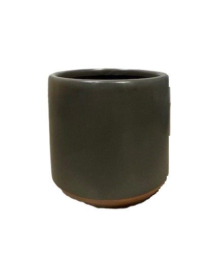 Terracotta Noir Ceramic Pot 12.5 x 12.5 x 11.3cm