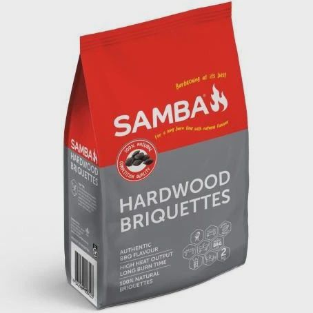 Samba Hardwood Briquettes 2kg