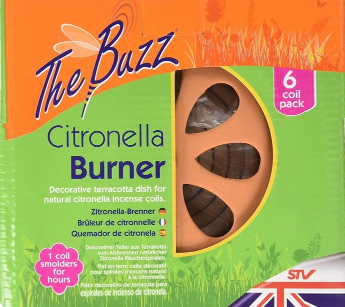 Citronella Burner &amp; 6 Coil Pack