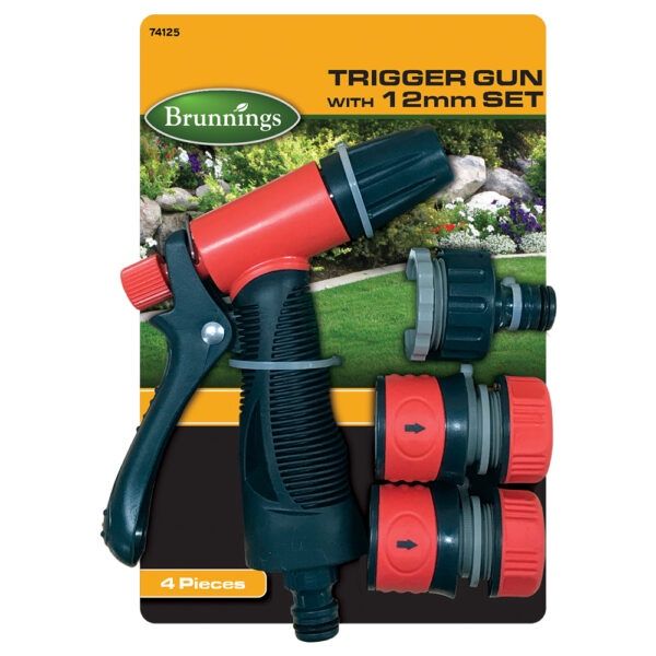 Brunnings Trigger Gun 12mm Set / 4pc