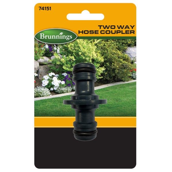 Brunnings Two-Way Hose Coupler 12mm