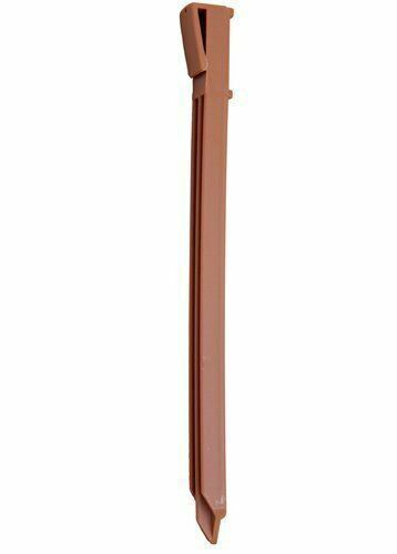 Plastic Garden Pegs Terracotta pk 10