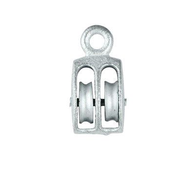 Awning Pulley Double / Zinc Plated 50mm