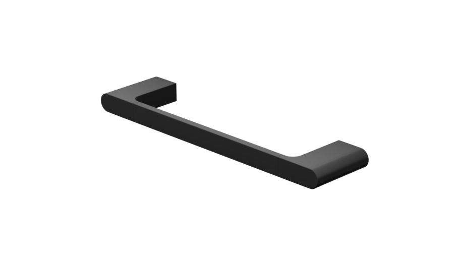 Interbath Vesi Single Towel Rail 300mm - Matte Black