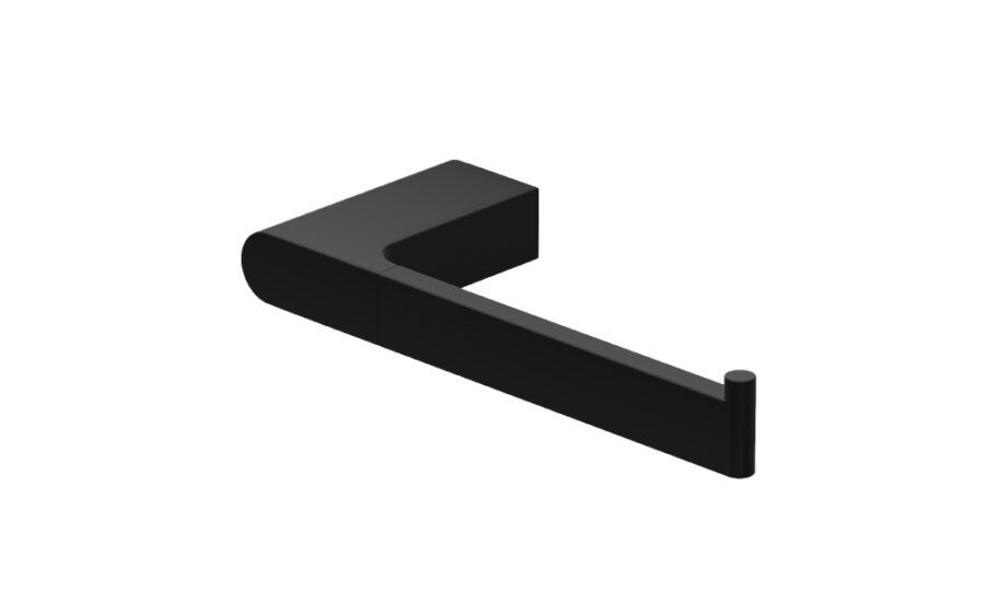 Interbath Vesi Toilet Roll Holder - Matte Black