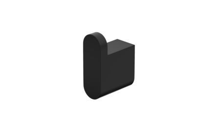 Interbath Vesi Robe Hook - Matte Black