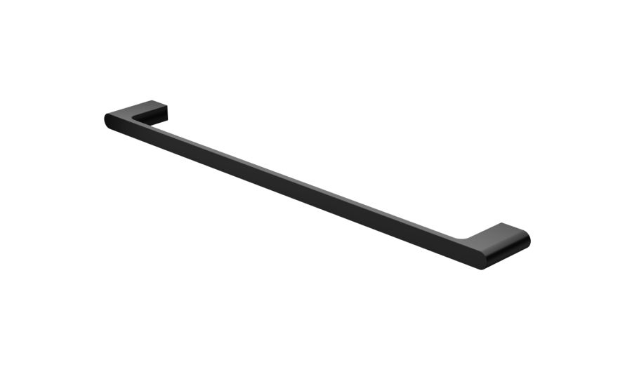 Interbath Vesi Single Towel Rail 600mm - Matte Black