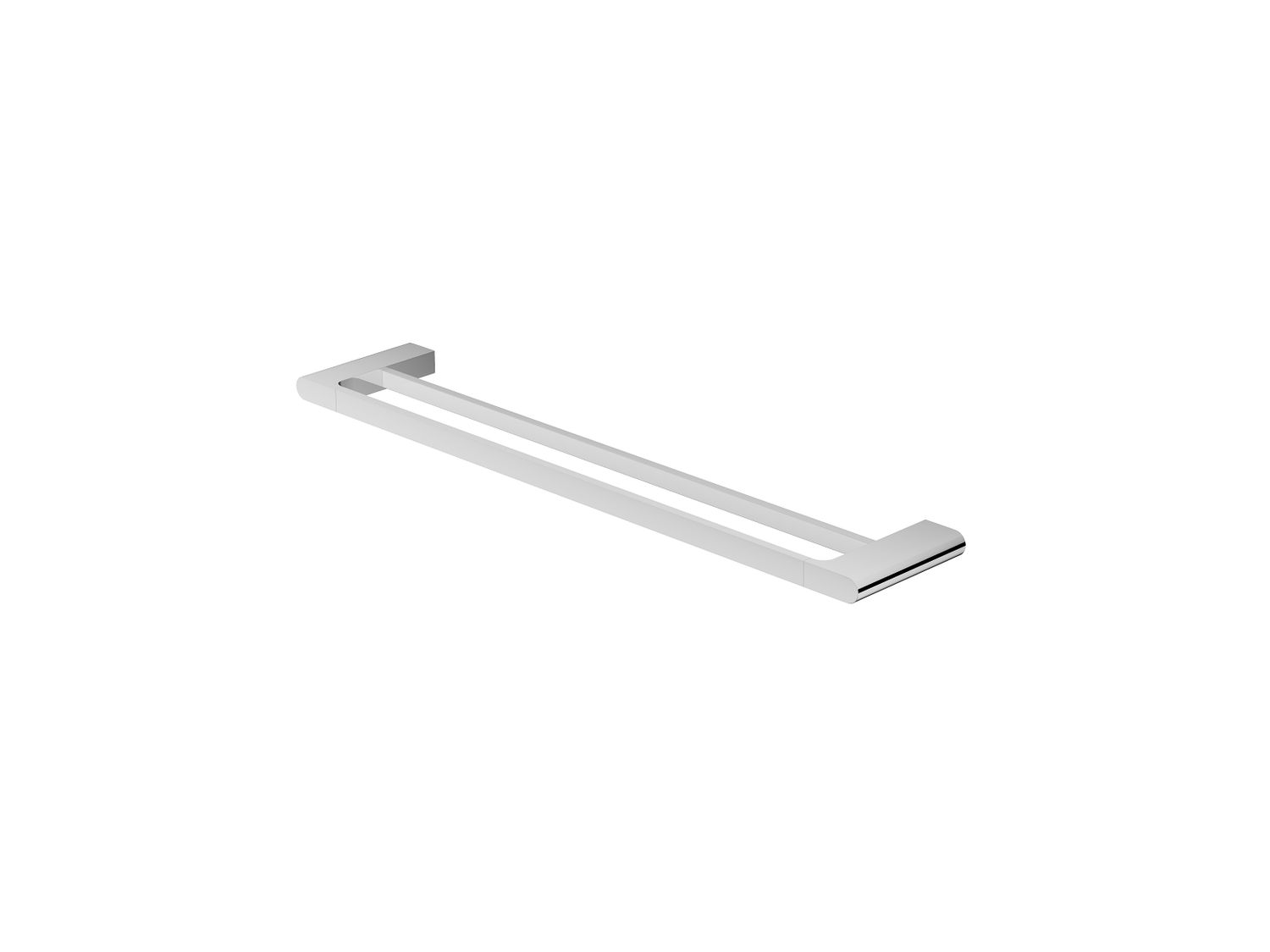 Interbath Vesi Double Towel Rail 600mm - High Polish Chrome