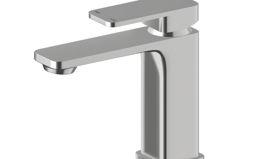 Kyvos Square Basin Mixer Brushed Nickel