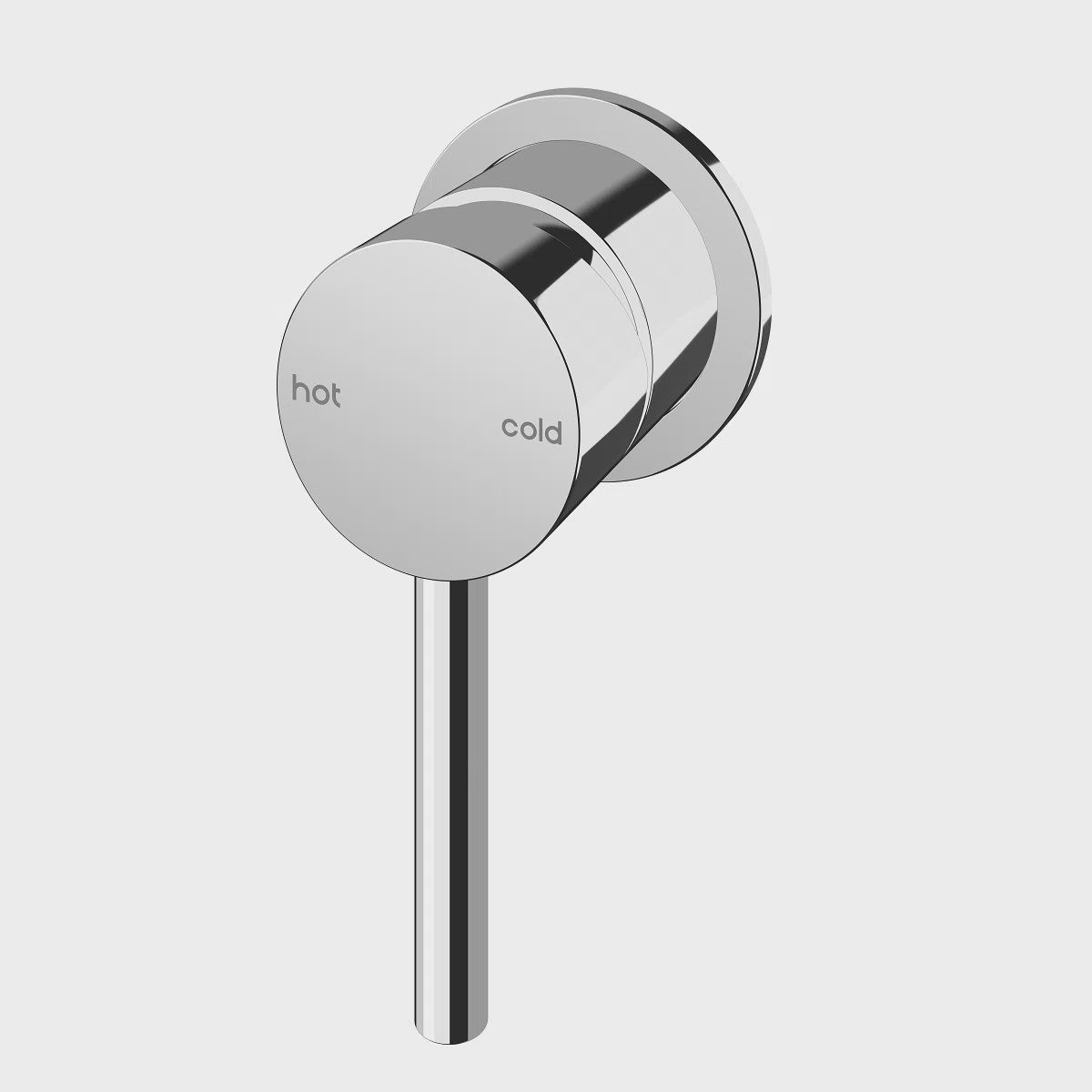 Vesi Round Wall Mixer High Polished Chrome