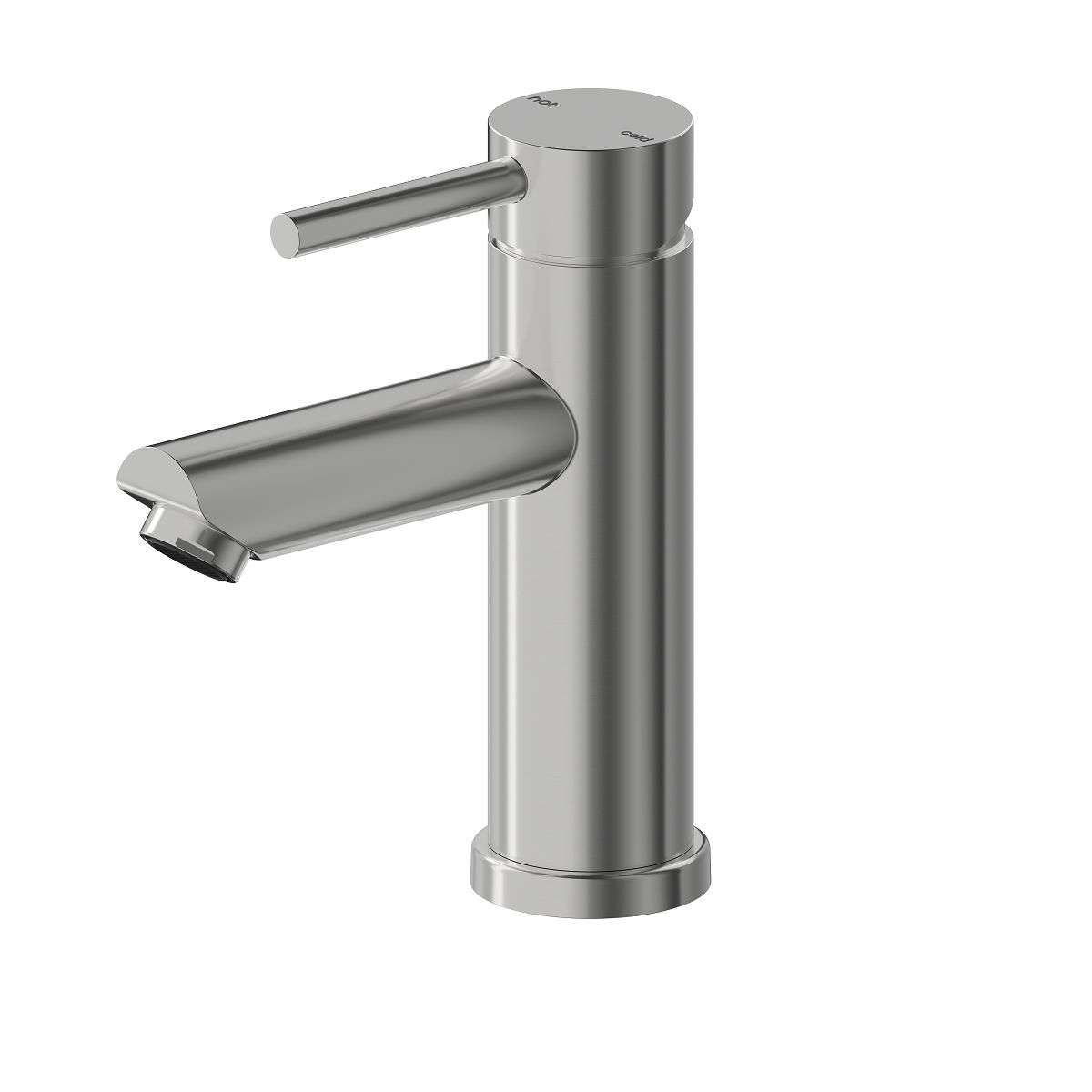 Vesi Round Basin Mixer Fixed - Brushed Nickel