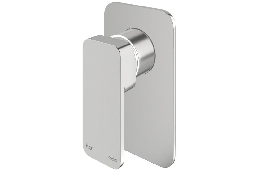 Kyvos Square Wall Mixer - Brushed Nickel