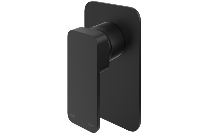 Kyvos Square Wall Mixer - Matte Black