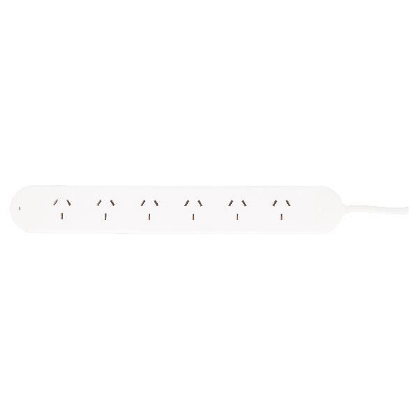 Powerbank WHT / 6 Outlets + Surge Protection