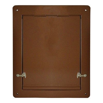Pet Door 245mm x 205mm Brown