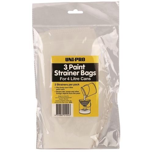 UNi-PRO Paint Strainer Bag 4L  (Pk 3)