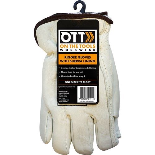 OTT Men&#39;s Rigger Glove Sherpa Lining