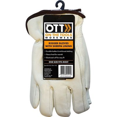 OTT Men&#39;s Rigger Glove Sherpa Lining