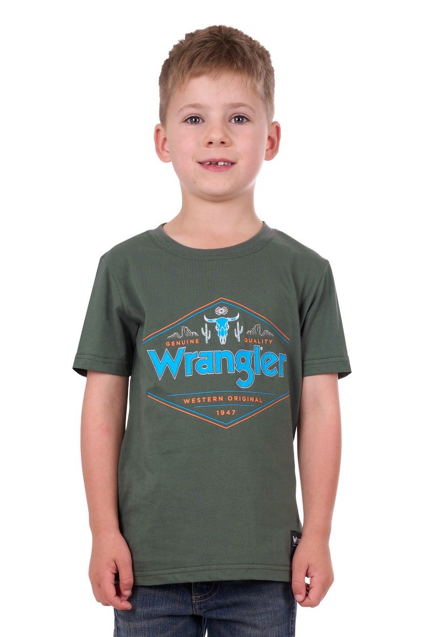 Boys Jack SS Tee - Cypress, size: 4