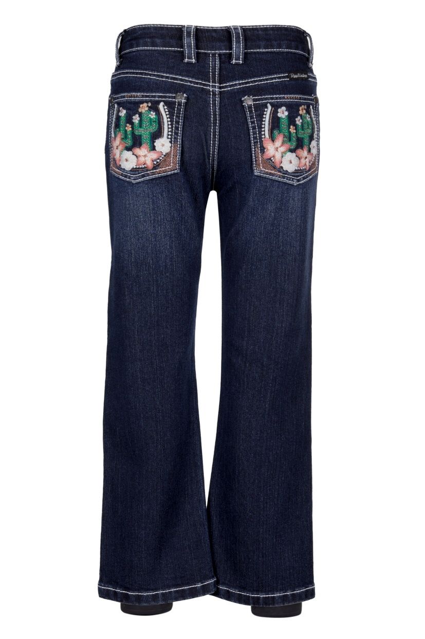 Girls Zoe Boot Cut Jean - Midnight, size: 4